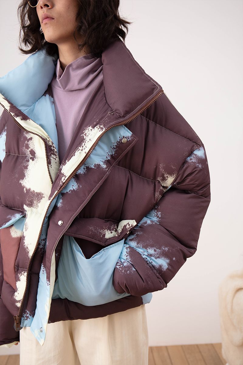 Mix7 Painted Down Jacket