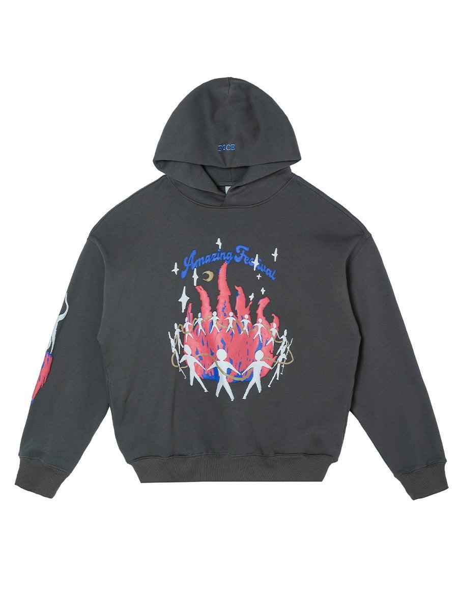 F2CE Festival Foam Print Hoodie