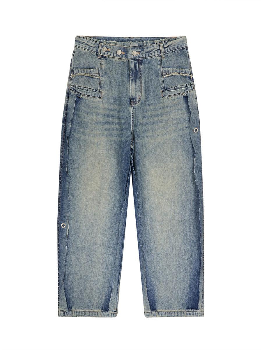 BNP Custom Rings Straight Loose Jeans