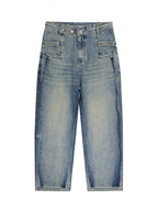 BNP Custom Rings Straight Loose Jeans