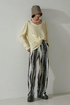 Mix7 Abstract Loose Trousers