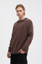 CZ Distressed Retro Sweater