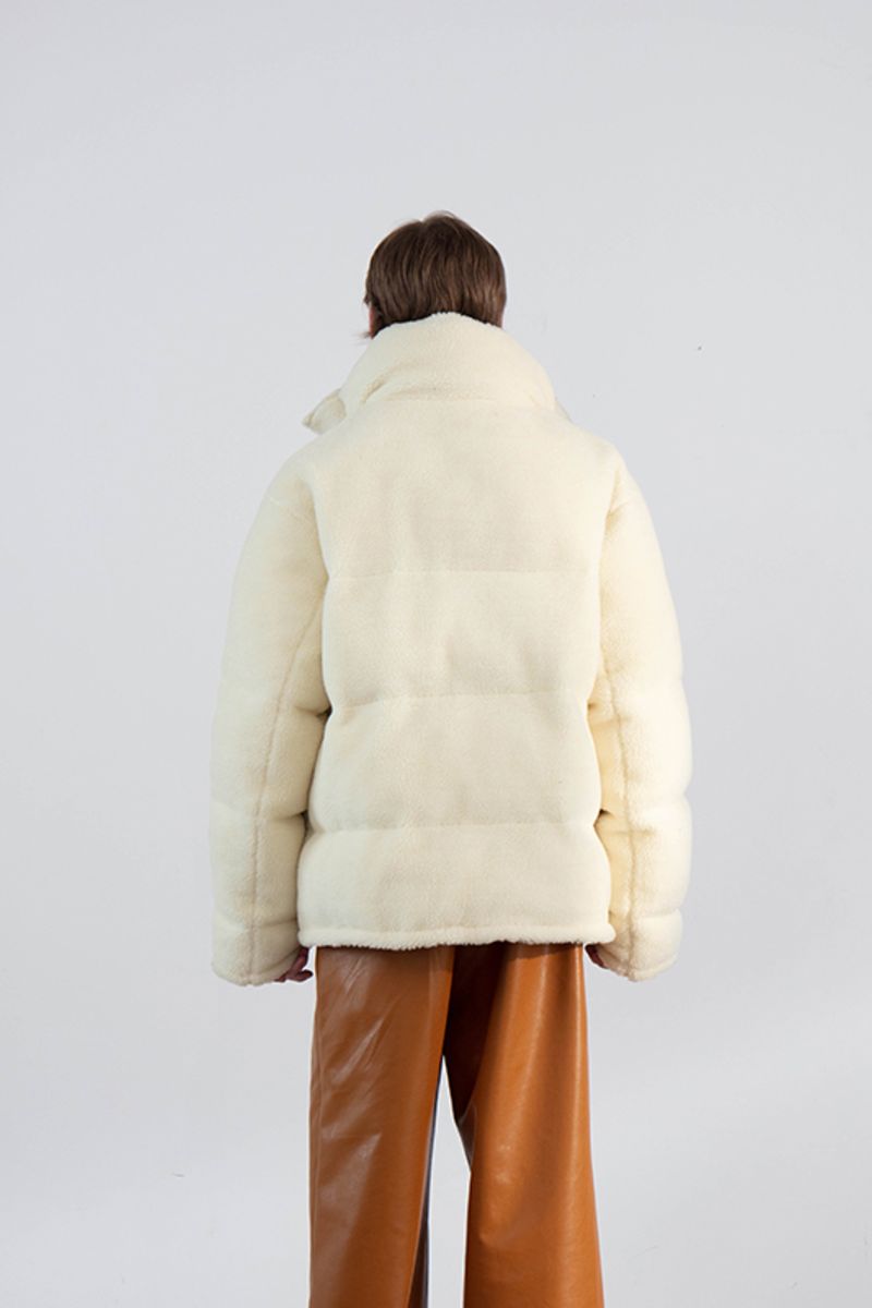 Mix7 Snake Pattern Sherpa Jacket