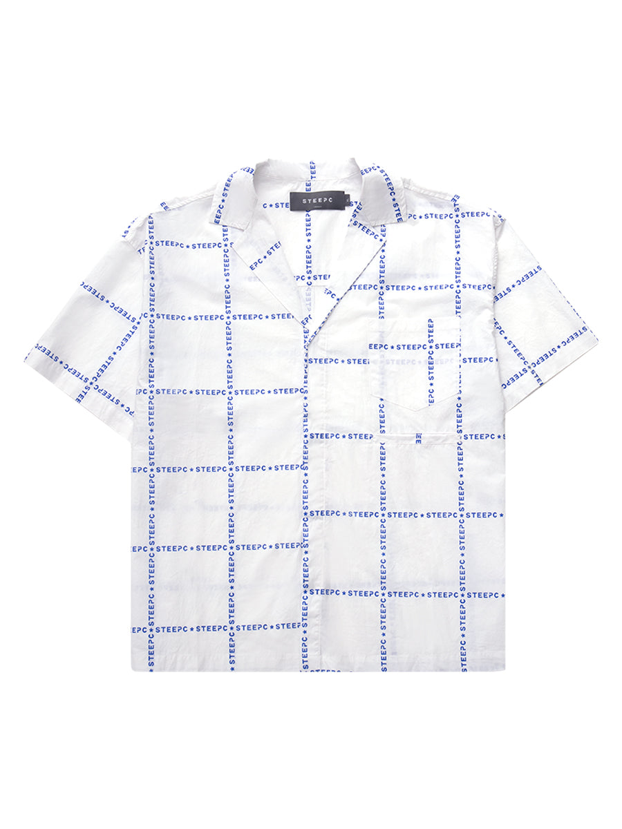 STEEPC Full Print Logo Cuban S/S Shirt - UK Only