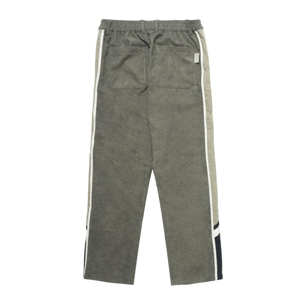 Empty Reference Gray Corduroy Stitched Trousers