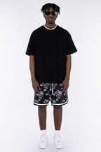 CZ Paisley Basketball Shorts