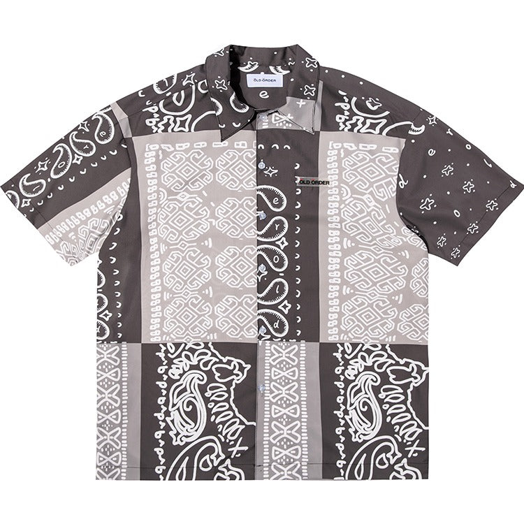 Old Order Paisley Print Hawaiian Shirt