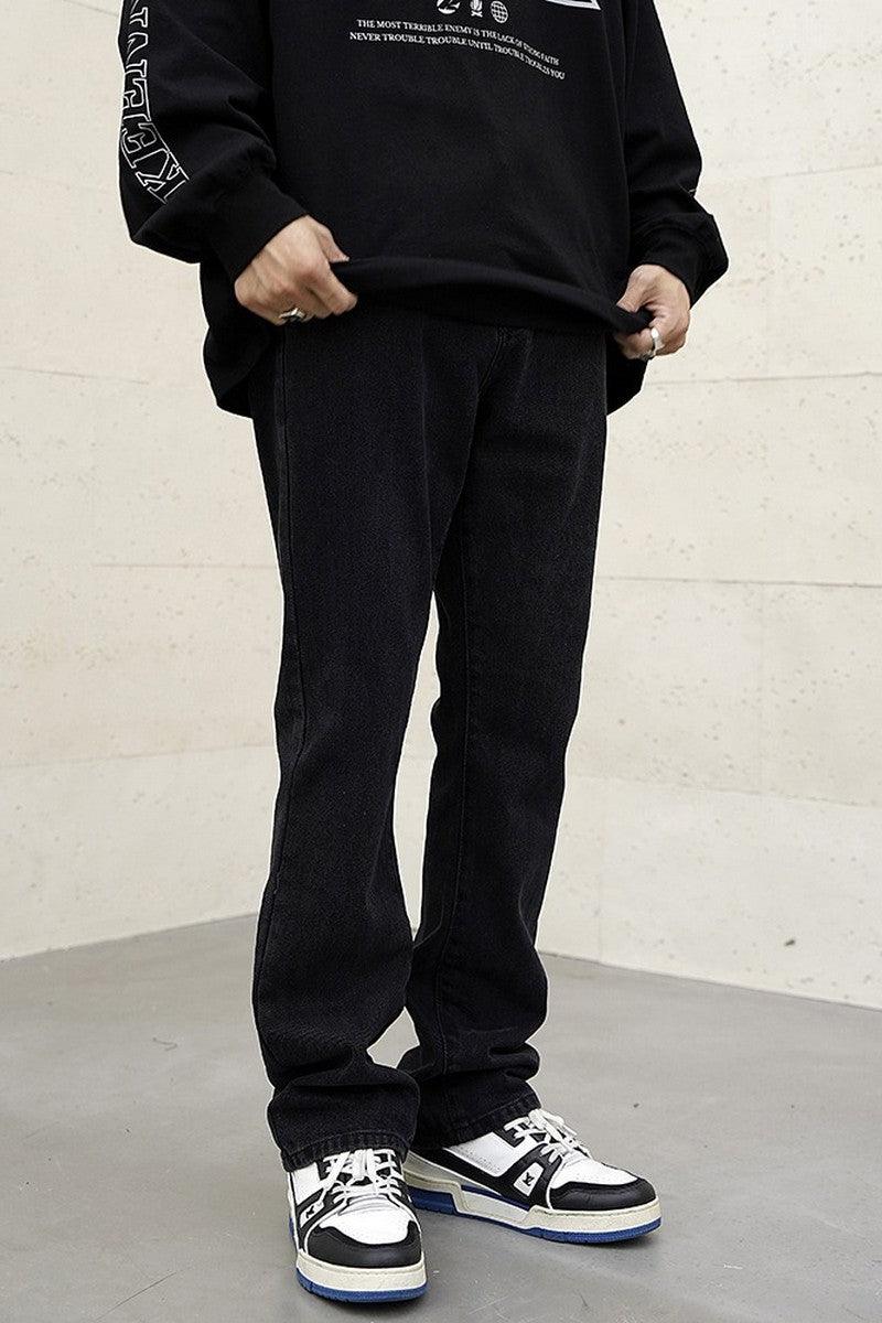 CZ Washed Flared Jeans