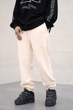 CZ Basic Drawstrings Loose Sweatpants