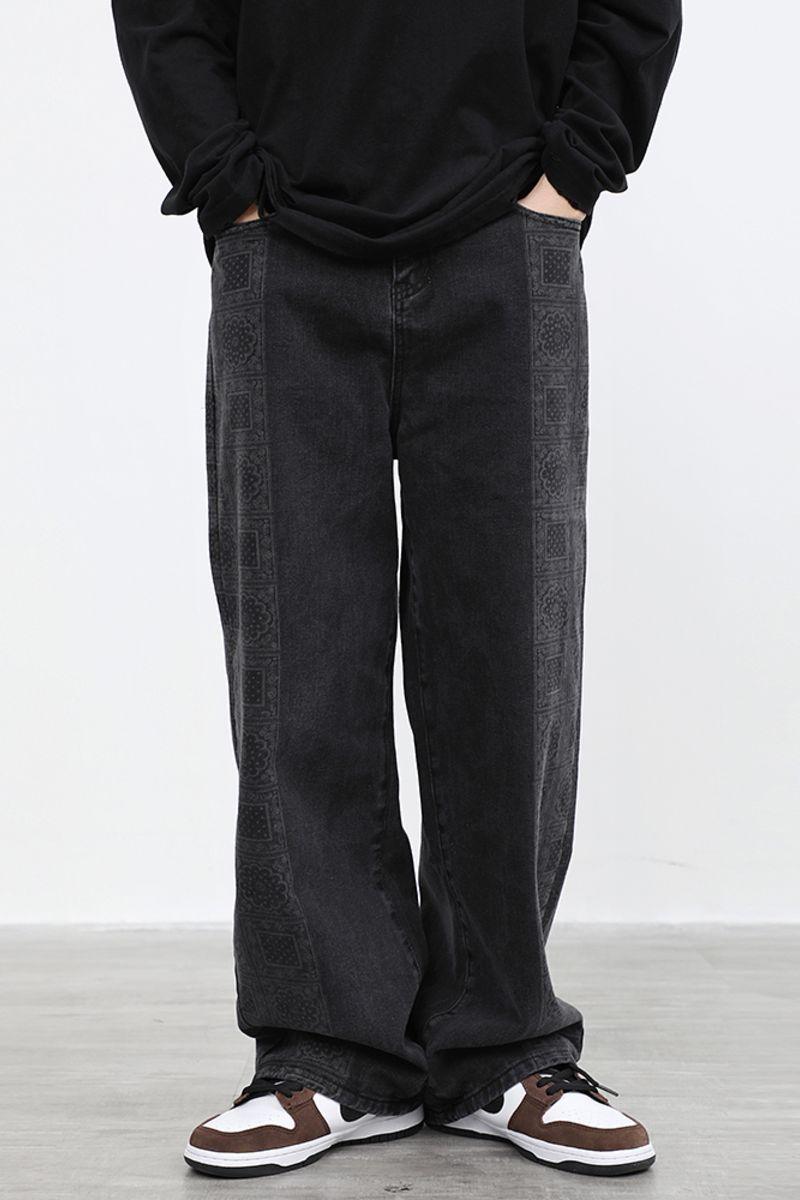 CZ Bandana Retro Loose Jeans - UK Only