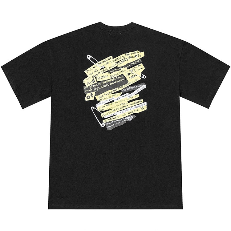 Old Order Stickers Print Logo Tee
