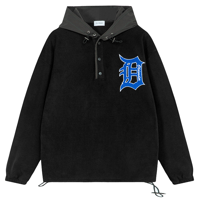 Old Order Gothic Logo Embroidered Hoodie