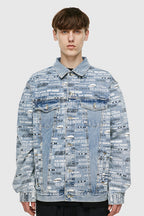 OO Full Print Logo Jeans Jacket