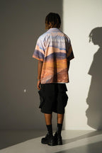 Empty Reference Desert Landscape Cuban Shirt