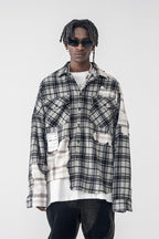 H/C Deconstructed Plaid Flannel Shirt - UK Only