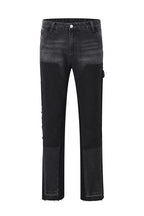 CZ Stitched Loose Straight Jeans