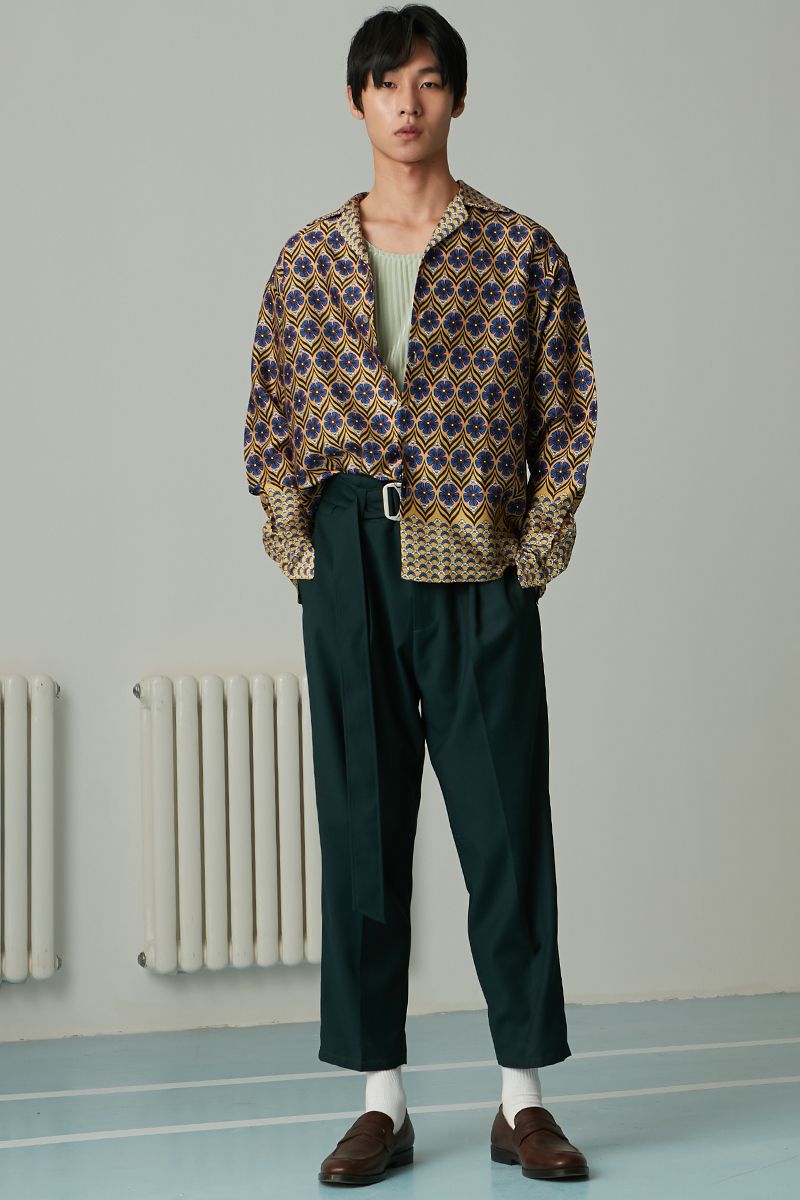 Mix7 Retro Pattern L/S Shirt