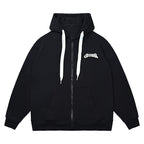 OO Friends Only Logo Foam Zip Up Hoodie