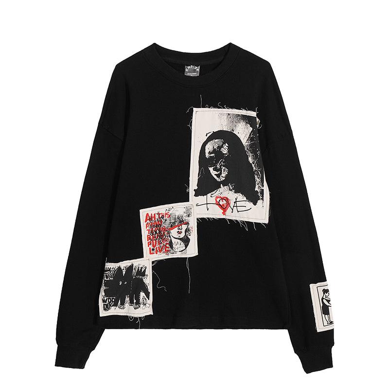 CZ Dark Patches Sweater