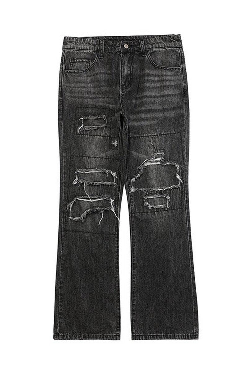 CZ Vintage Patch Flared Jeans