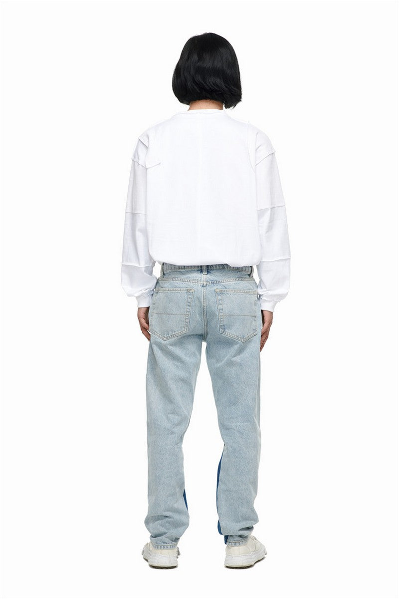 Old Order Front Pockets Washed Jeans