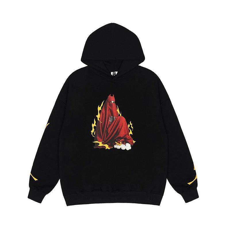 CZ Retro Flame Print Hoodie