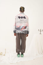 Empty Reference Volcano Printed Coach Jacket