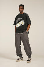 Empty Reference Smiley Logo Casual Pants