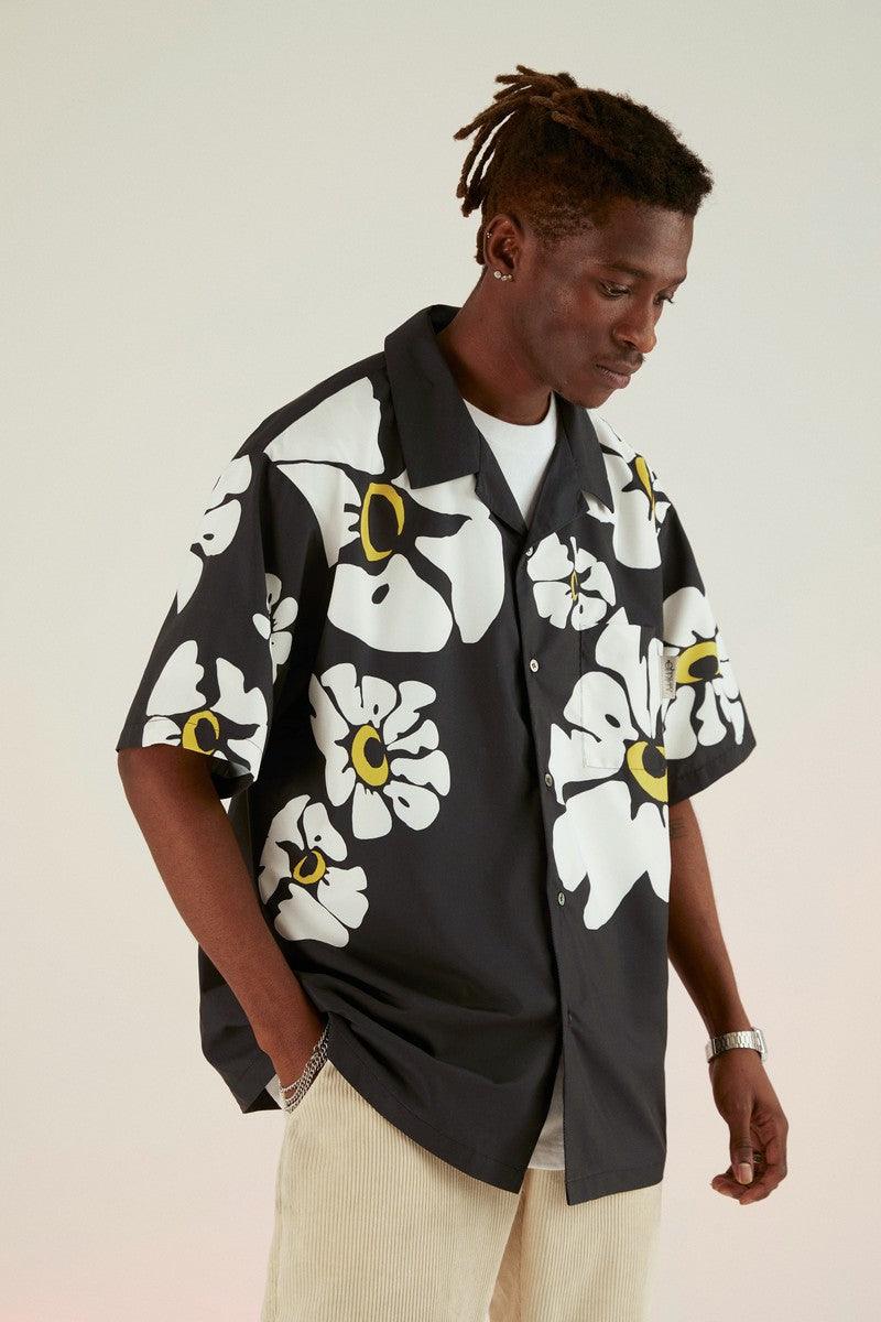 Empty Reference Flowers Print Cuban Shirt