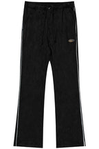 OO Suede Flared Logo Trousers