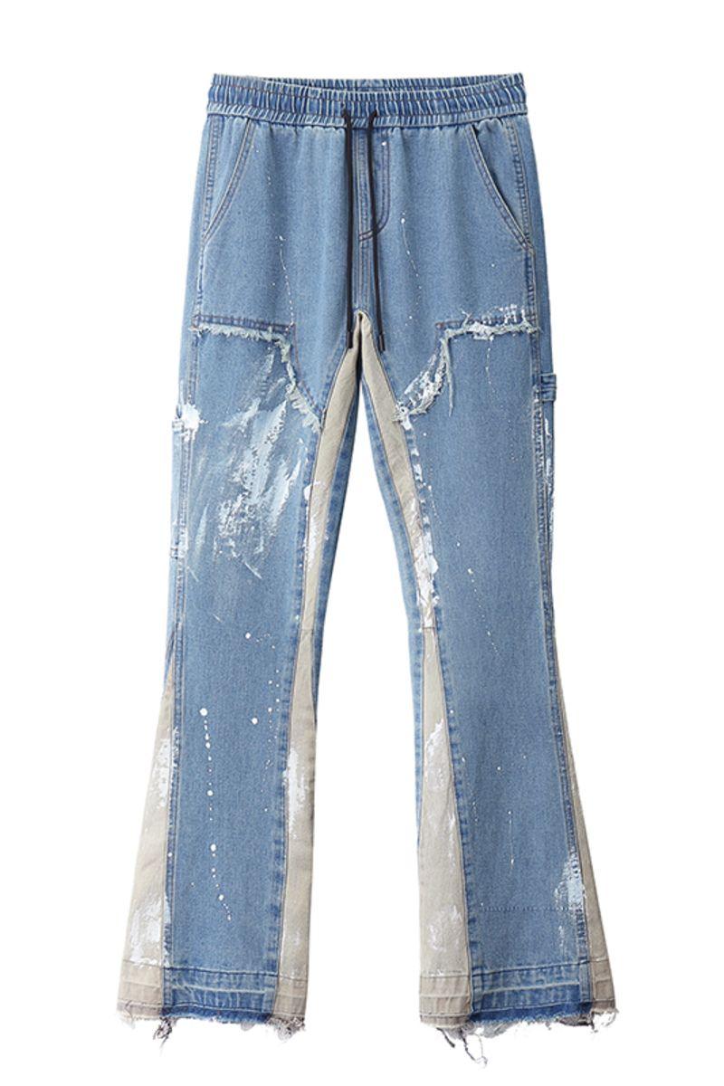 CZ Washed Ink Flared Jeans - UK Only