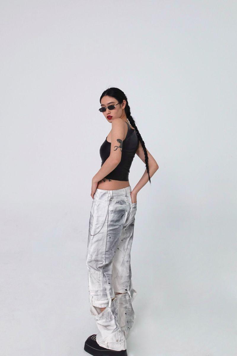 CZ Splash Ink Zipper Trousers