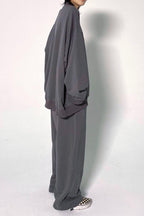 CZ Casual Gray Loose Sweater