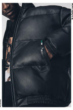 Antidote PU Leather Down Jacket