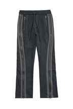 CZ Functional Zipper Flared Trousers