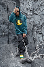 STEEPC Smiley Print Hoodie