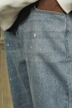 Empty Reference Splash Ink Light Blue Jeans