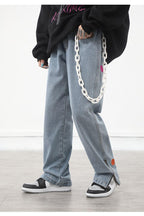 CZ Embroidered Musical Notes Jeans - UK Only
