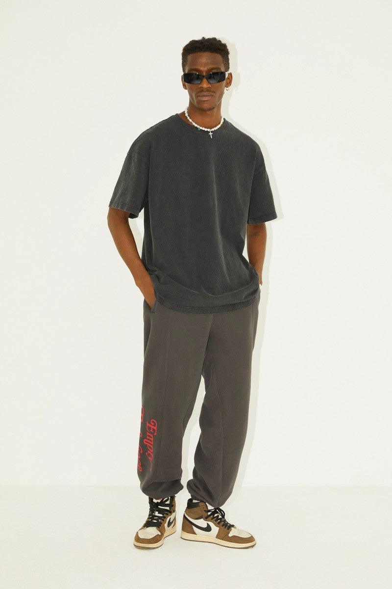 Empty Reference Heavy Knit Love Sweatpants