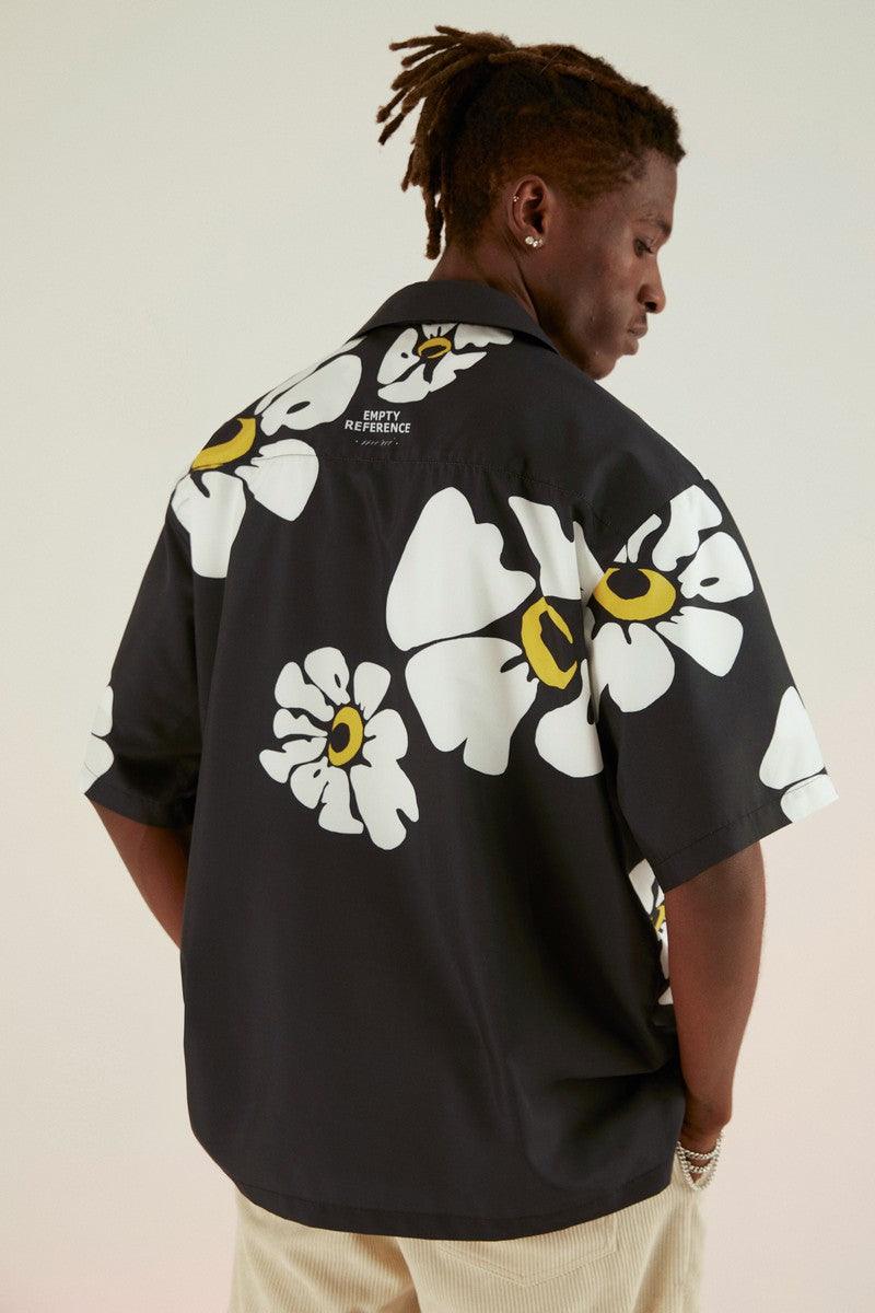 Empty Reference Flowers Print Cuban Shirt