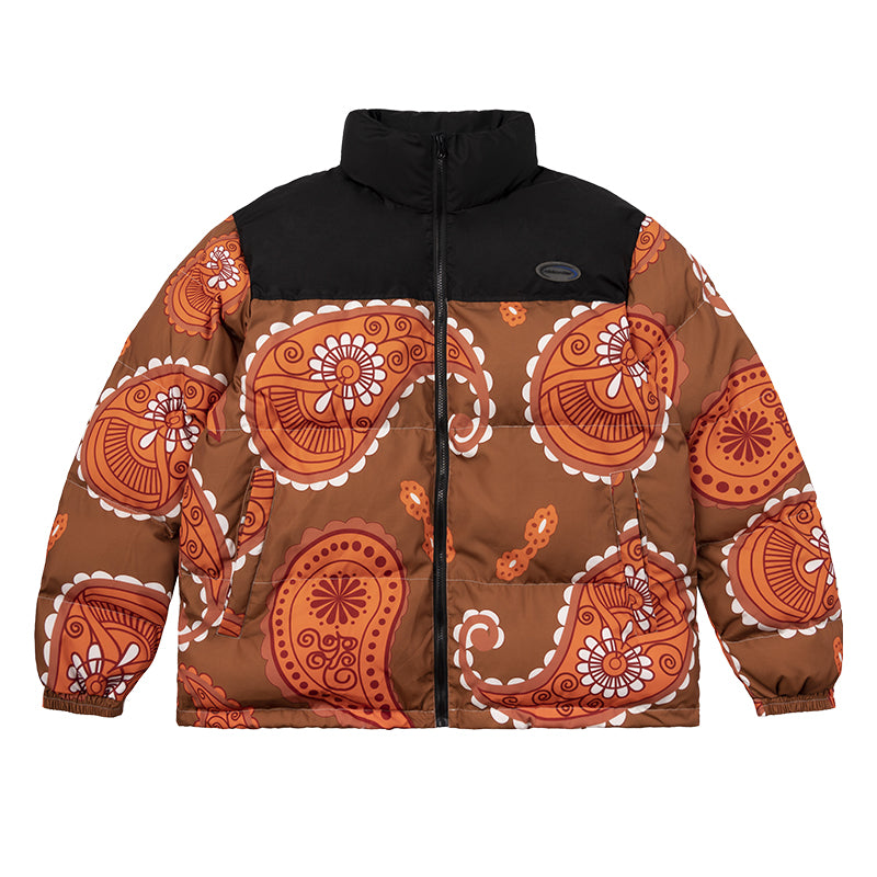 OO Cashew Print Down Jacket