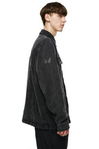 Old Order Butterflies Embroidered Jeans Jacket