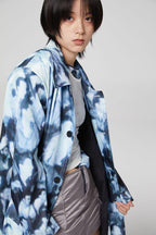 CZ Faces Printed Coat