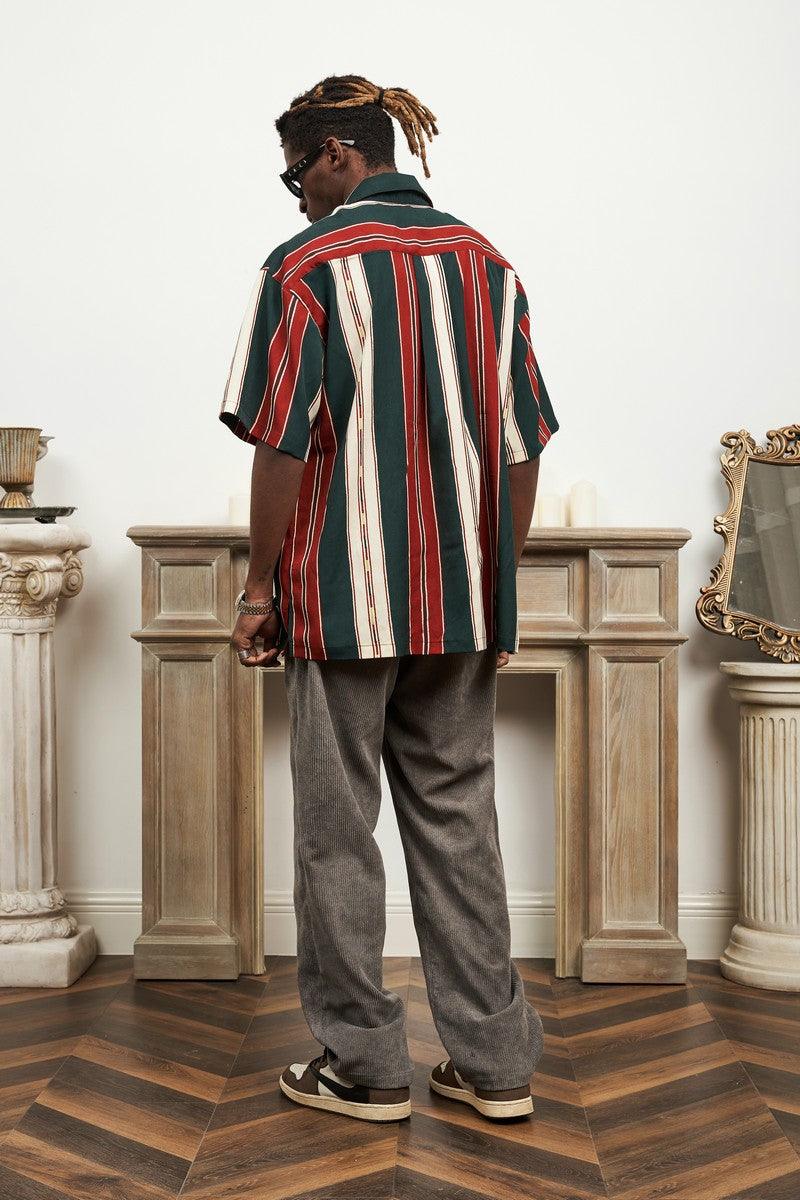 Empty Reference Striped Retro Shirt