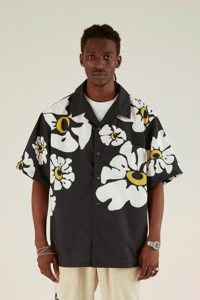 Empty Reference Flowers Print Cuban Shirt