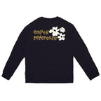 Empty Reference Camel Flower Print Sweater