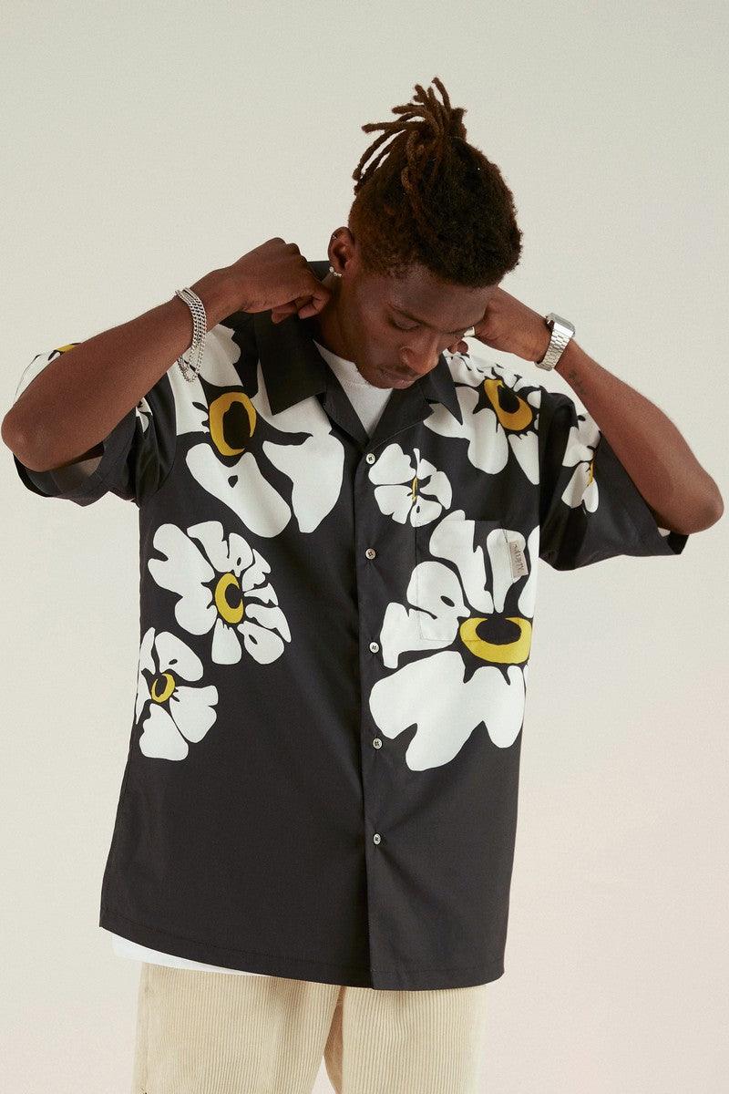 Empty Reference Flowers Print Cuban Shirt