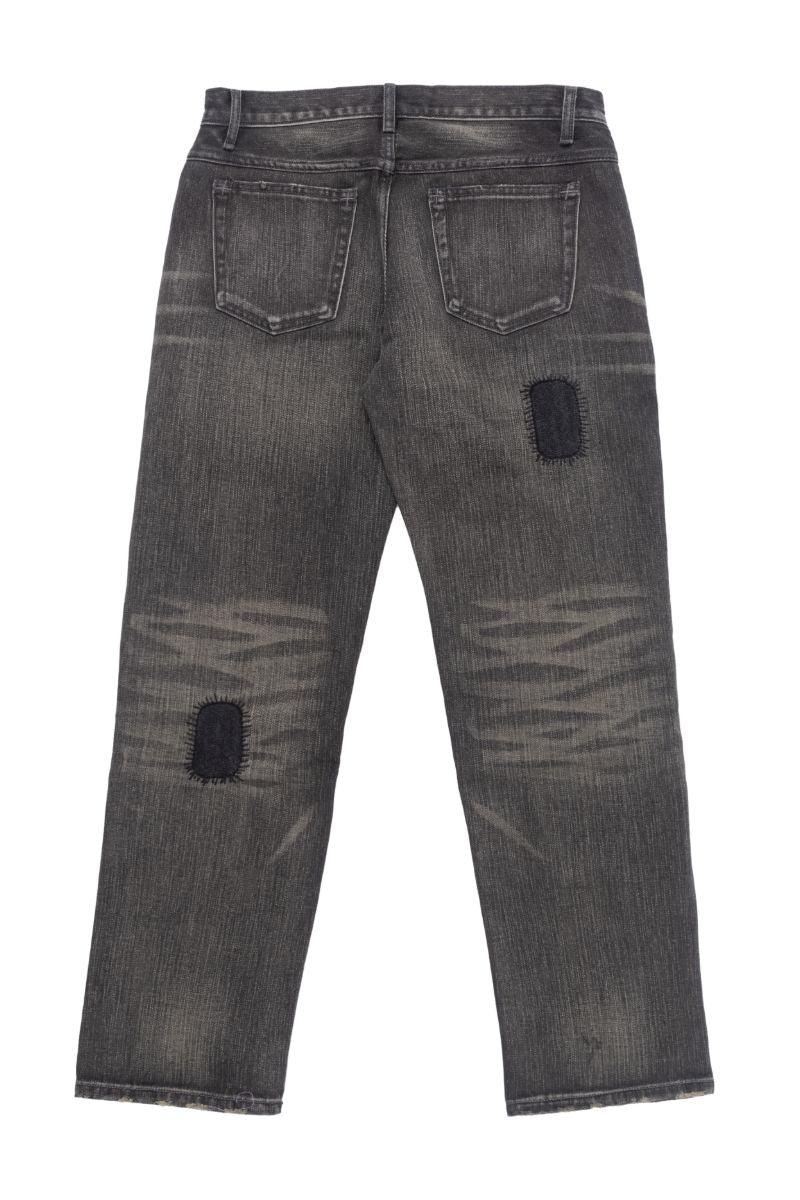 Empty Reference Patches Loose Jeans