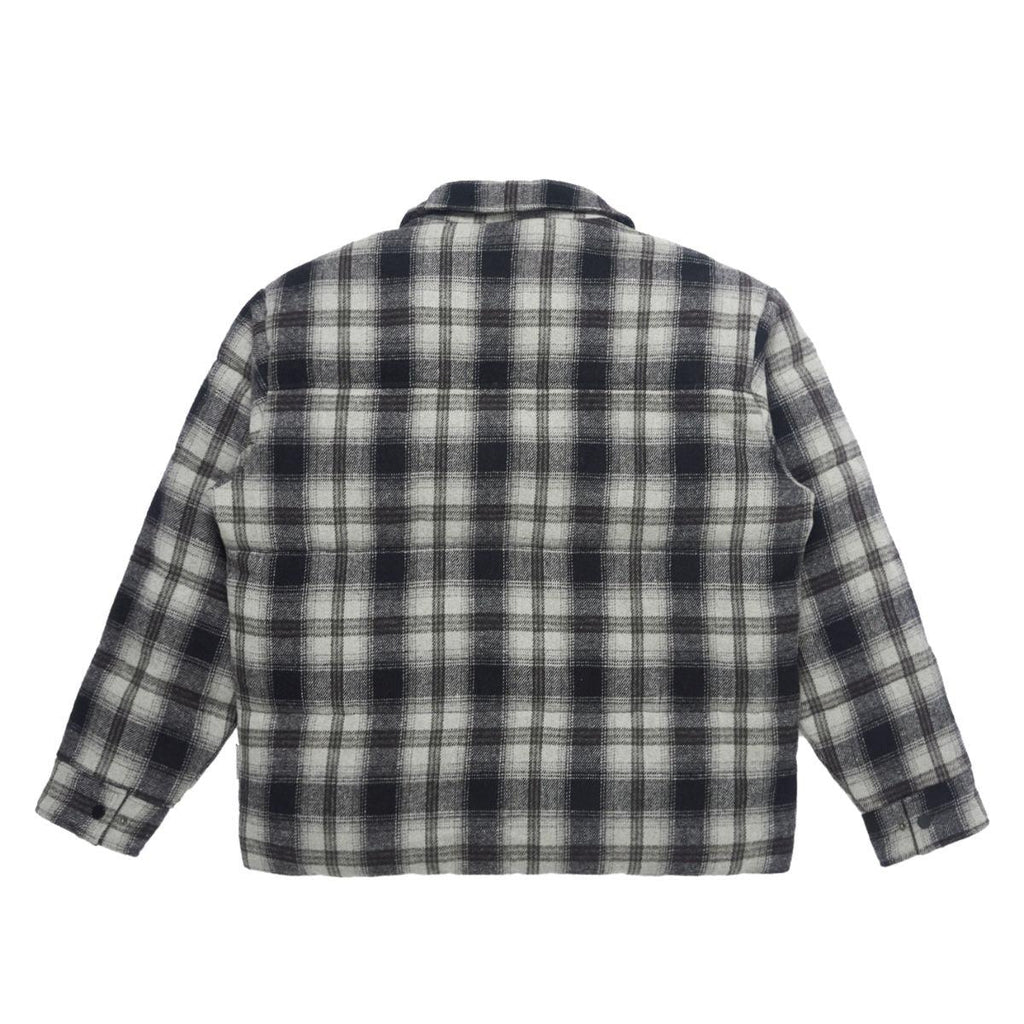 Empty Reference Woolen Plaid Jacket