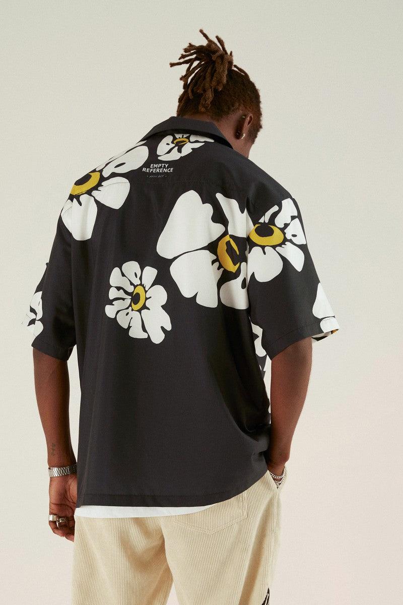 Empty Reference Flowers Print Cuban Shirt
